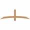 Ekena Millwork Bellingham Timber Gable Bracket, Western Red Cedar, 60"W x 20"H x 3 1/2"D x 3 1/2"F, 8/12 Pitch GBW060X20X0404BEL00SWR - alternate 1